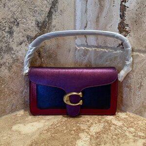 ⭐️NEW⭐️ Coach: Tabby Shoulder Bag 26 In Colorblock (RARE!) - Metallic